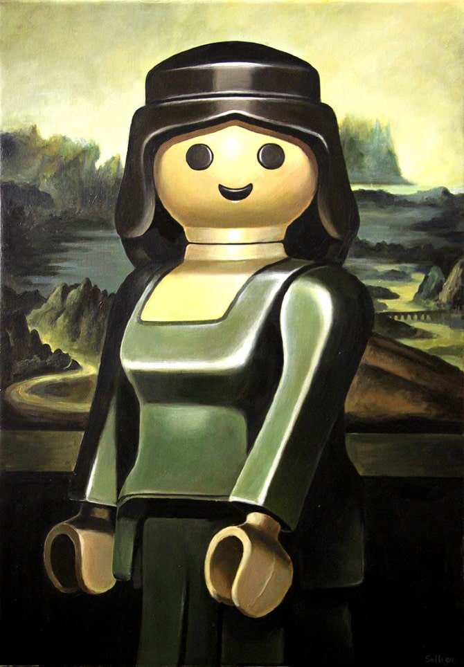 image-du-jour-joconde-sollier1 image-du-jour-joconde-sollier1 L'image du jour : des peintures célèbres avec des personnages Playmobil