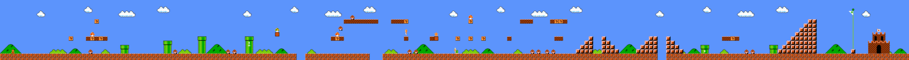 mario-bros-level1 mario-bros-level1 Quelle distance parcourt Mario dans Super Mario Bros ?