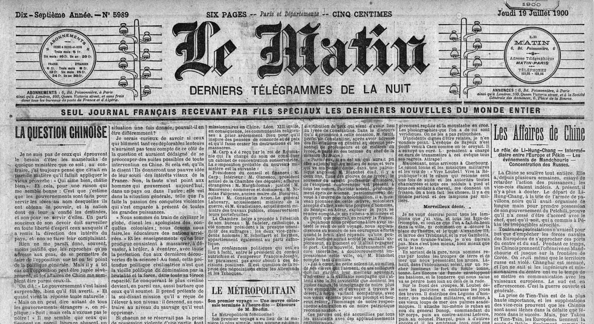 retronews-le-matin-19-07-1900 retronews-le-matin-19-07-1900 RetroNews : accédez à 3 siècles de presse française !