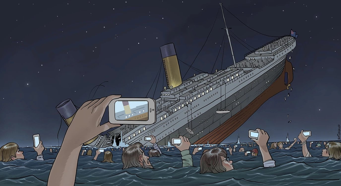 titanic-today titanic-today L'image du jour : et si le Titanic coulait aujourd'hui...